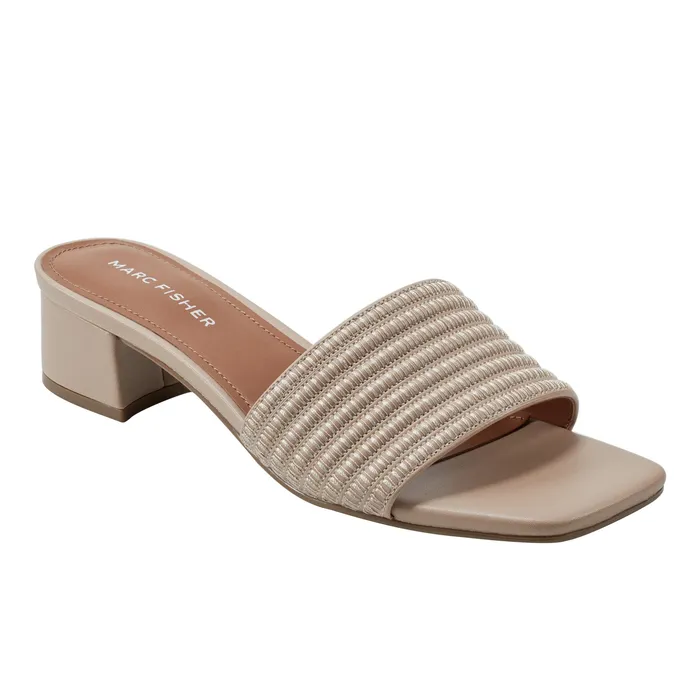 Sandals Women Casala Block Heel Sandal Light Natural Marc Fisher