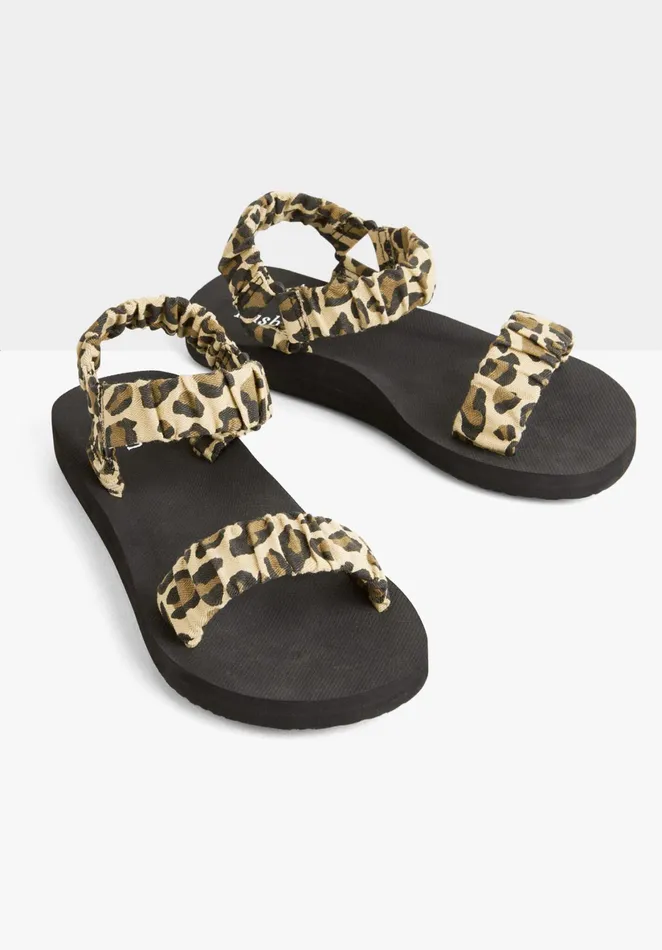 Sandals Women Hush Kuta Leopard Sandals Leopard
