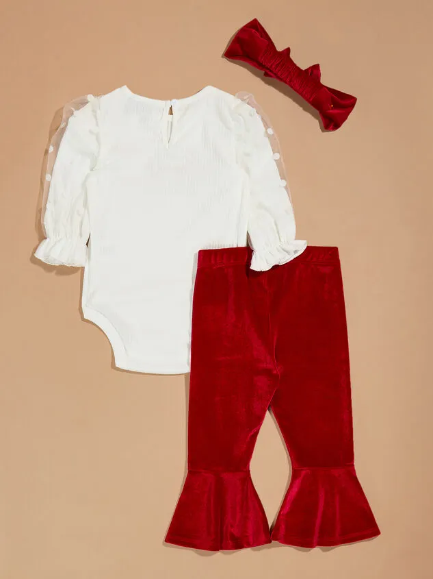 Santa Baby Bodysuit And Pants Set Red Girl Altar039d State Playwear Santa Baby Bodysuit And Pants Set Red Girl Altar039d State Playwear