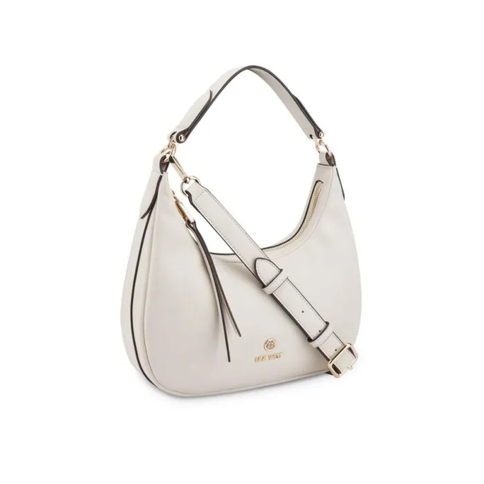 Saoirse Hobo Milk Women Nine West Satchels and Shoulder Bags Saoirse Hobo Milk Women Nine West Satchels and Shoulder Bags