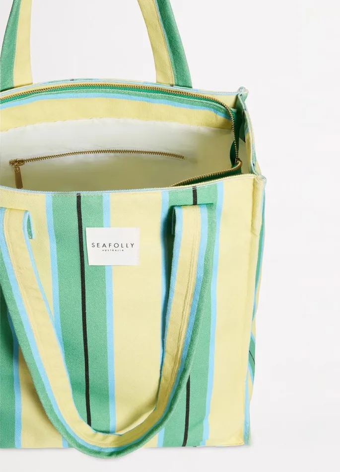 Seafolly Beach Bags Women Aurora Tote Bag 8211 Jade