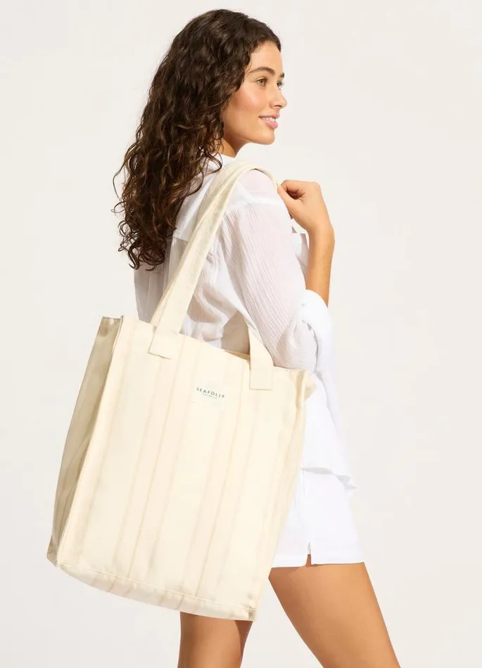 Seafolly Beach Bags Women Aurora Tote Bag 8211 Sand