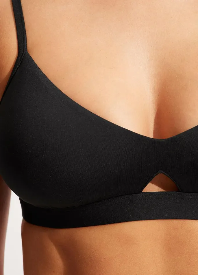 Seafolly Bralette Women Seafolly Collective Hybrid Bralette 8211 Black