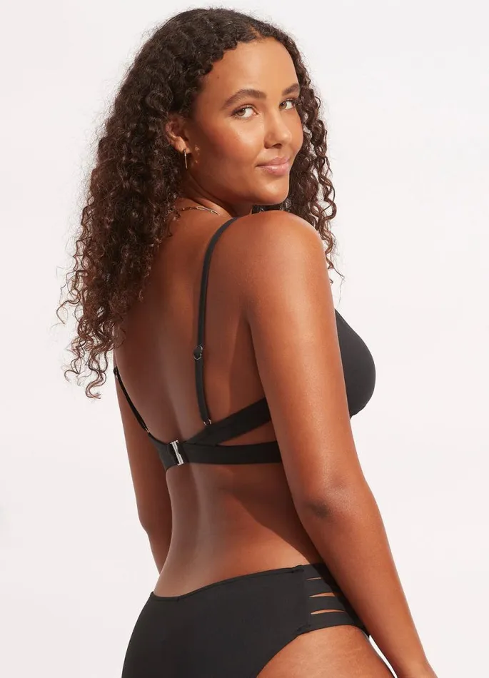 Seafolly Bralette Women Seafolly Collective Hybrid Bralette 8211 Black