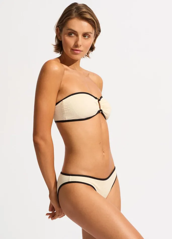 Seafolly Hipster Women Beach Bound Hipster Bikini Bottom 8211 Ecru