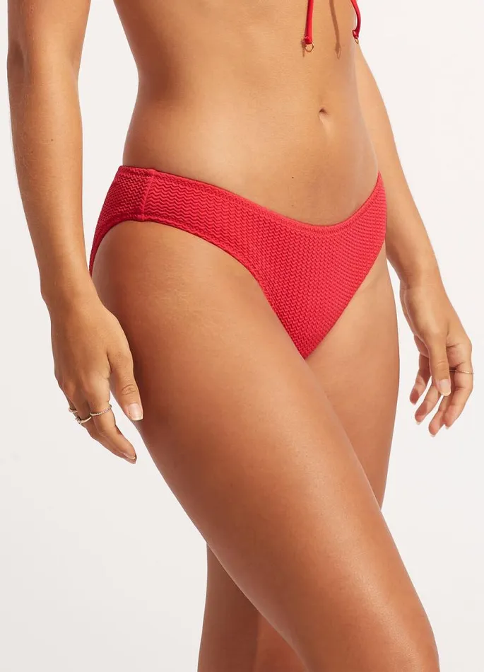 Seafolly Hipster Women Sea Dive Hipster Pant 8211 Chilli Red