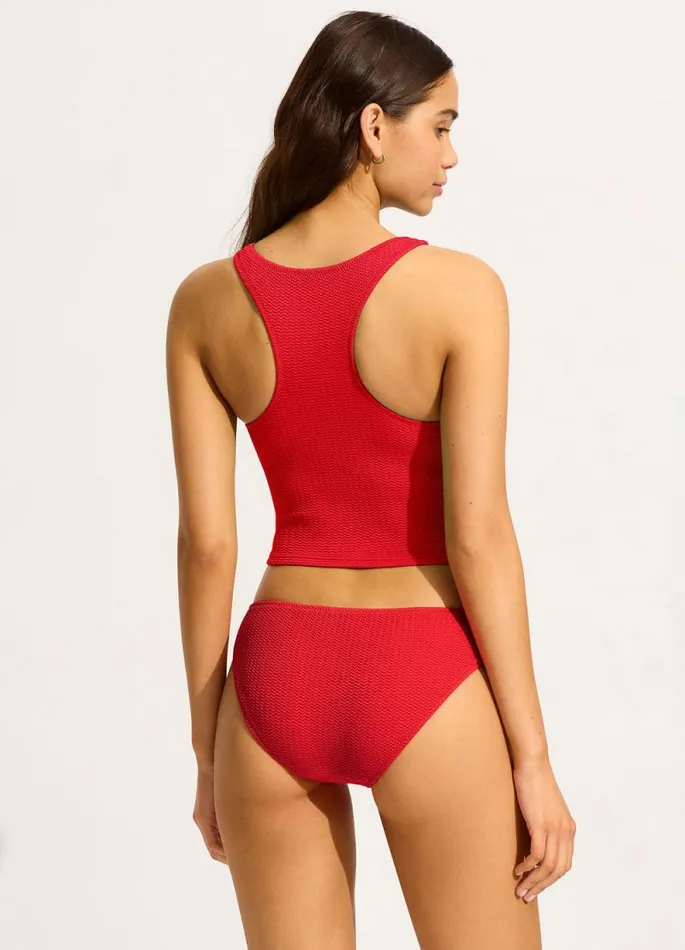 Seafolly Hipster Women Sea Dive Hipster Pant 8211 Chilli Red