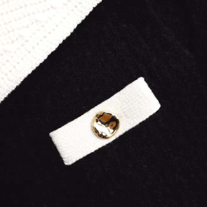 Self Portrait Knitwear Women Black Cashmere Blend Jumper