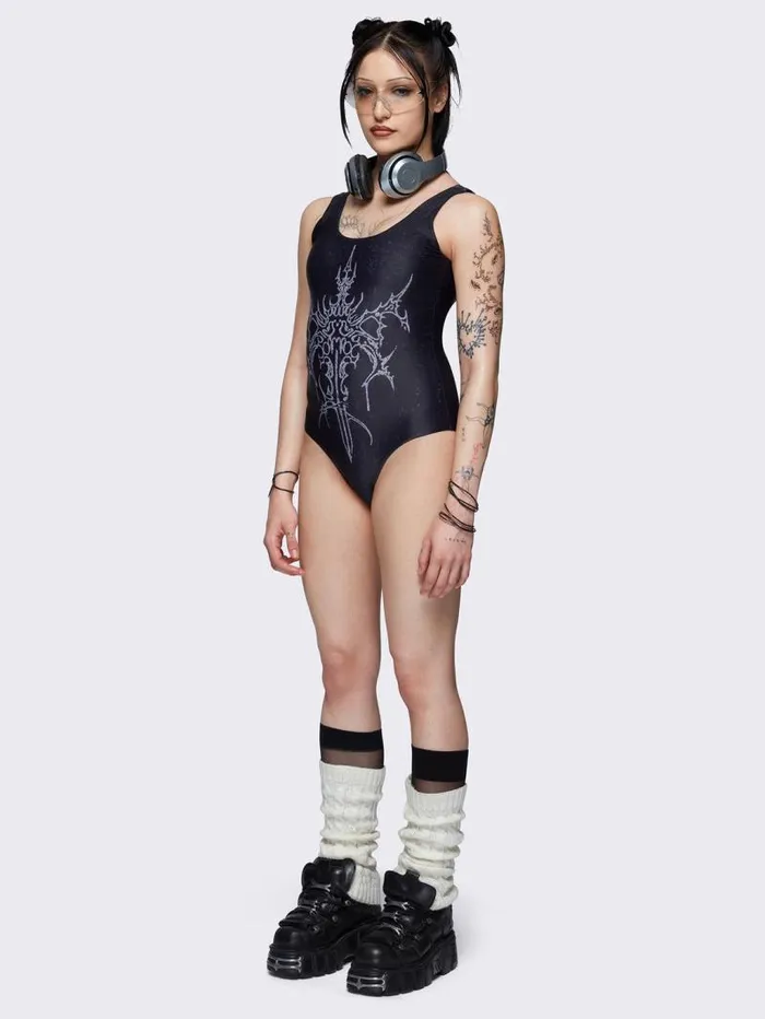 Shadowblade Black Swimsuit Women Minga London Swimwear