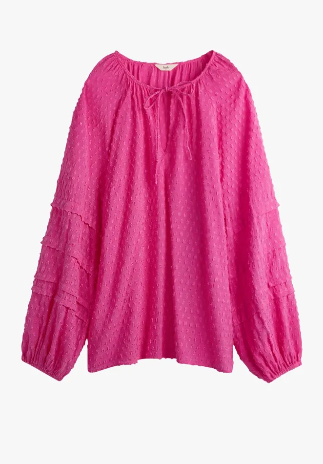 Shirts and Blouses Women Hush Randa Pleated Blouse Fuchsia