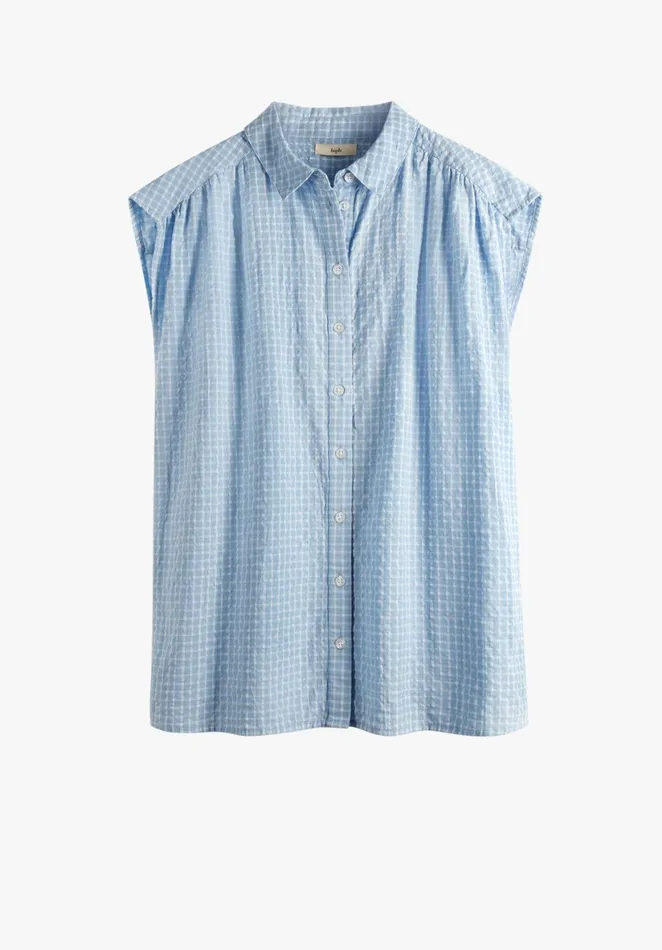 Shirts and Blouses Women Hush Selena Checked Shirt Blue