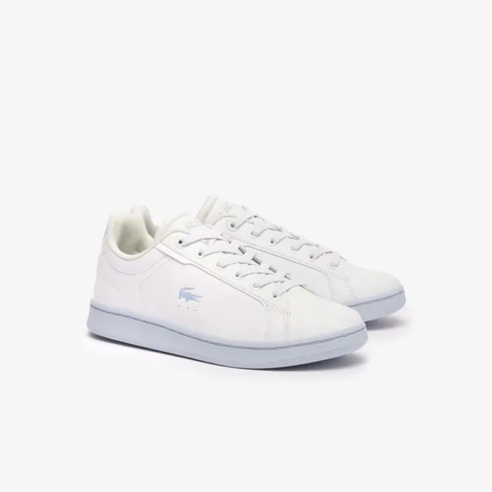 Shoes and Accessories Kids Lacoste Children039s Carnaby Pro Sneakers Whitelight Blue 1t3