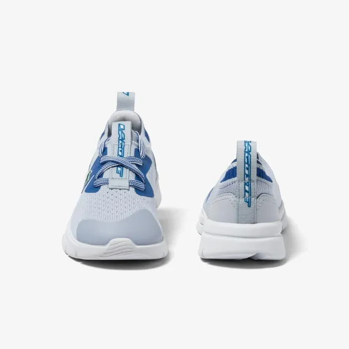 Shoes and Accessories Kids Lacoste Infants039 Run Spin Knit Sneakers Lt Blublu 52c