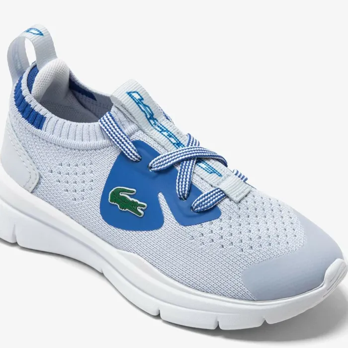 Shoes and Accessories Kids Lacoste Infants039 Run Spin Knit Sneakers Lt Blublu 52c