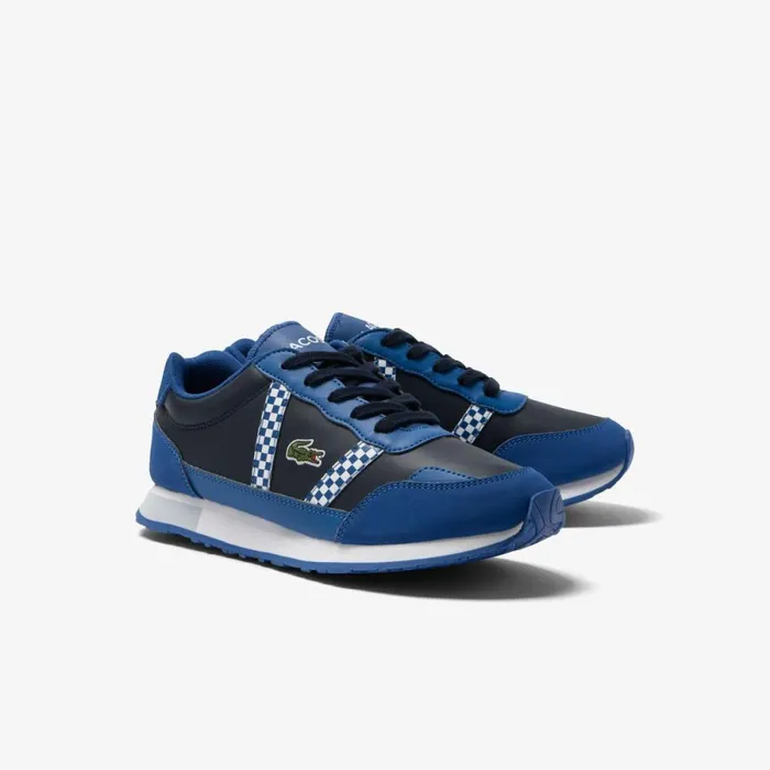 Shoes and Accessories Kids Lacoste Juniors039 Partner Sneakers Navyblue Nv1