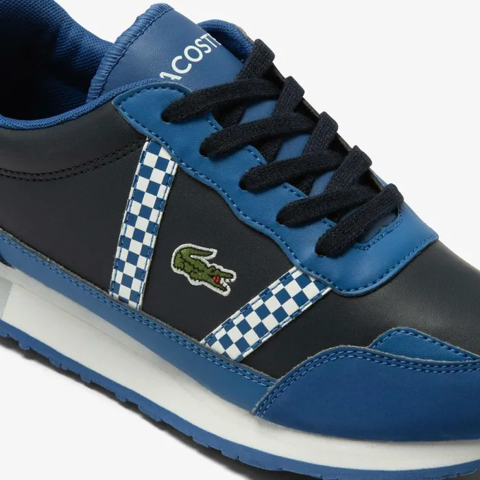Shoes and Accessories Kids Lacoste Juniors039 Partner Sneakers Navyblue Nv1
