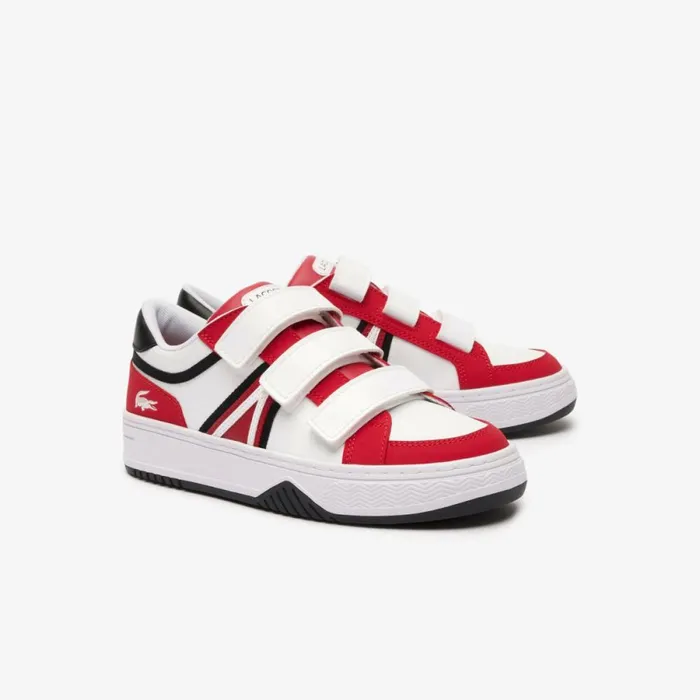 Shoes and Accessories Kids Lacoste Juniors L001 Sneakers Redwhite 17k