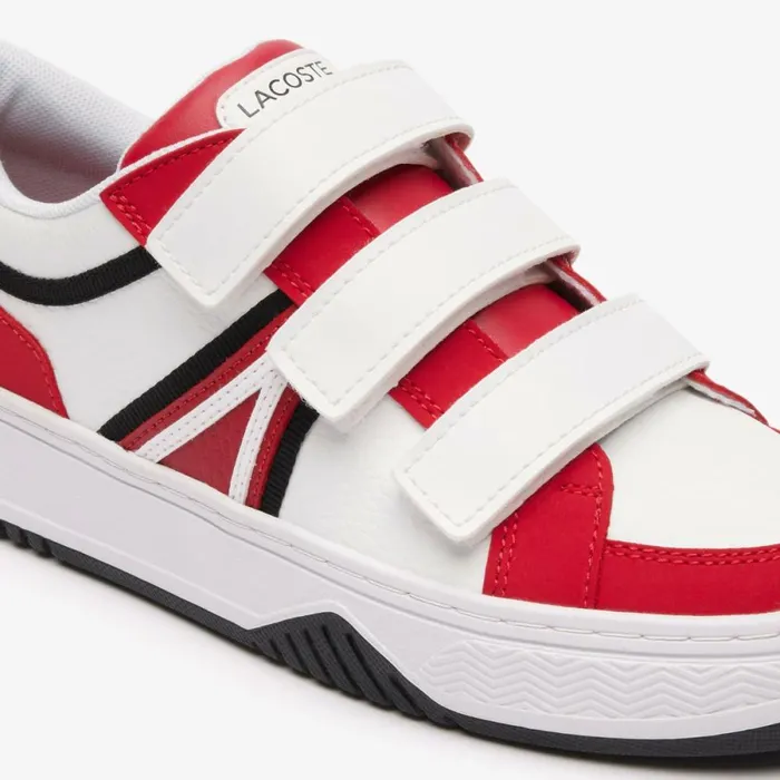 Shoes and Accessories Kids Lacoste Juniors L001 Sneakers Redwhite 17k