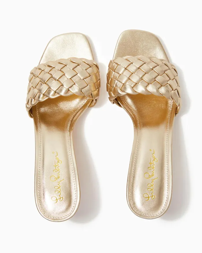 Shoes Women Lilly Pulitzer Syd Sandal Gold Metallic Shoes Women Lilly Pulitzer Syd Sandal Gold Metallic