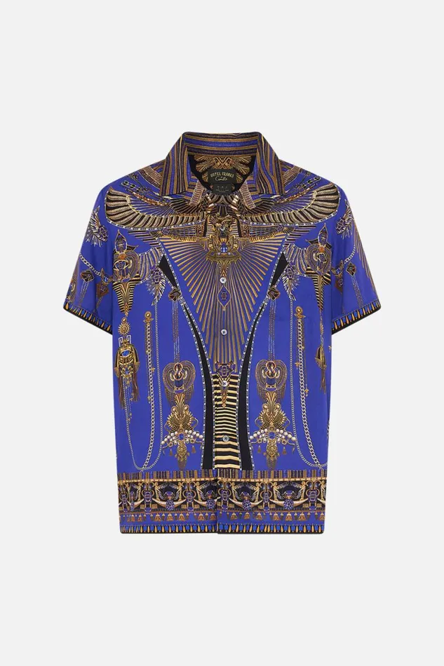 SHORT SLEEVE CAMP COLLARED SHIRT MY FAIR PHARAOH My Fair Pharaoh Mens Camilla Shirts