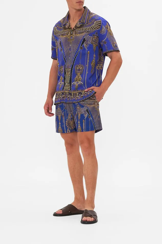 SHORT SLEEVE CAMP COLLARED SHIRT MY FAIR PHARAOH My Fair Pharaoh Mens Camilla Shirts