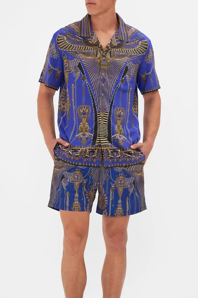 SHORT SLEEVE CAMP COLLARED SHIRT MY FAIR PHARAOH My Fair Pharaoh Mens Camilla Shirts