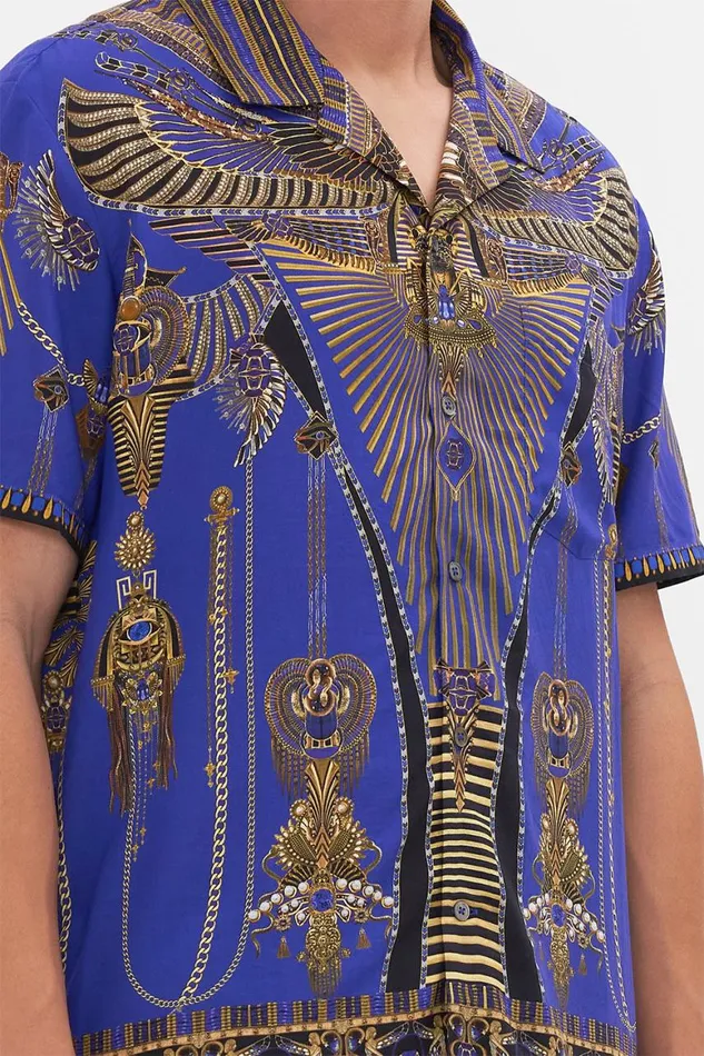 SHORT SLEEVE CAMP COLLARED SHIRT MY FAIR PHARAOH My Fair Pharaoh Mens Camilla Shirts