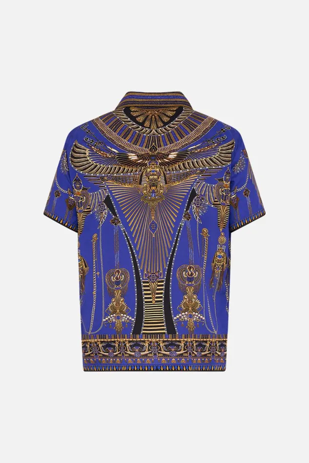 SHORT SLEEVE CAMP COLLARED SHIRT MY FAIR PHARAOH My Fair Pharaoh Mens Camilla Shirts