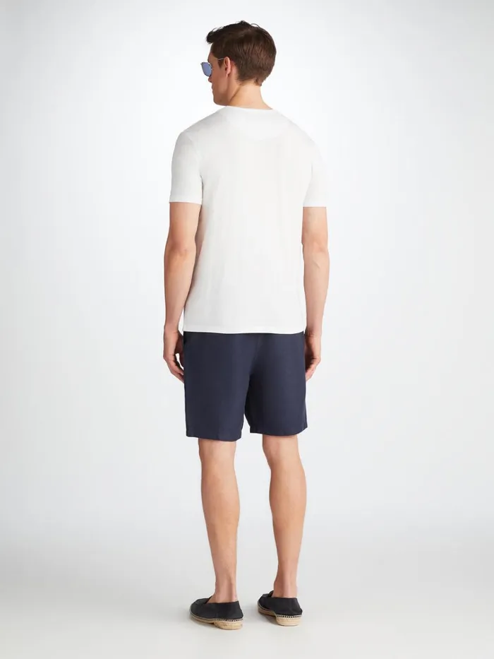 Short Sleeve TShirts Men Derek Rose TShirt Riley Pima Cotton White
