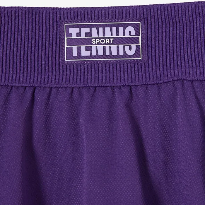 Shorts and Skirts Women Lacoste Women039s Pleated Back UltraDry Tennis Skirt Purple Ni9