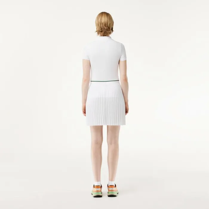 Shorts and Skirts Women Lacoste Women039s Pleated Skirt White 001