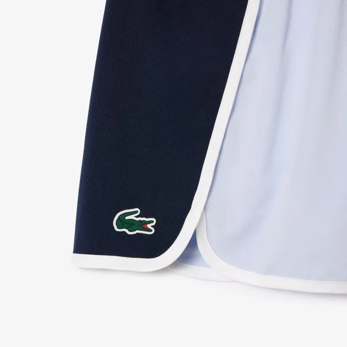 Shorts and Skirts Women Lacoste Women039s UltraDry Shorts Light Blue Navy Blue X1j
