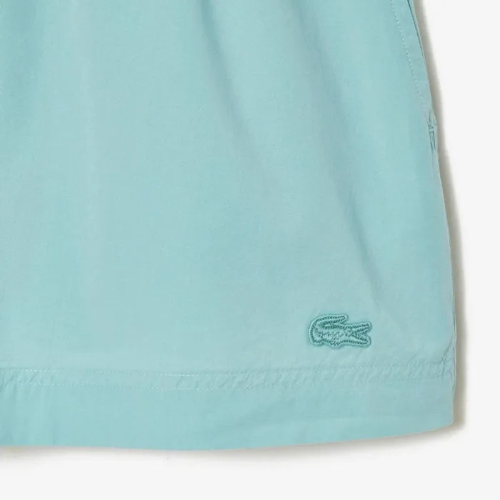 Shorts and Skirts Women Lacoste Womens Cotton Poplin Shorts Blue K98