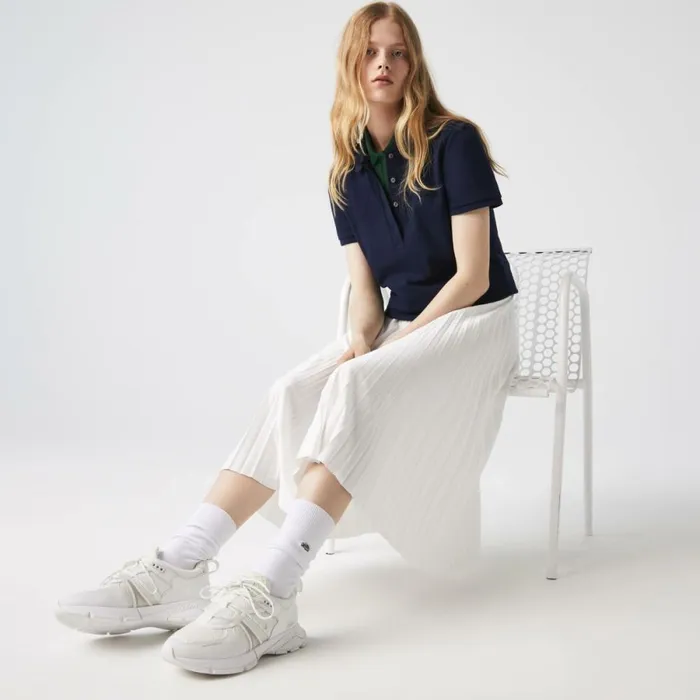 Shorts and Skirts Women Lacoste Womens Flowing Pleated Skirt White 70v