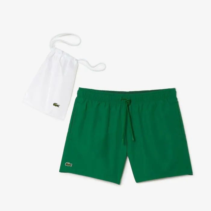 Shorts and Swim Men Lacoste Men039s Lightweight Swim Shorts Green Khi