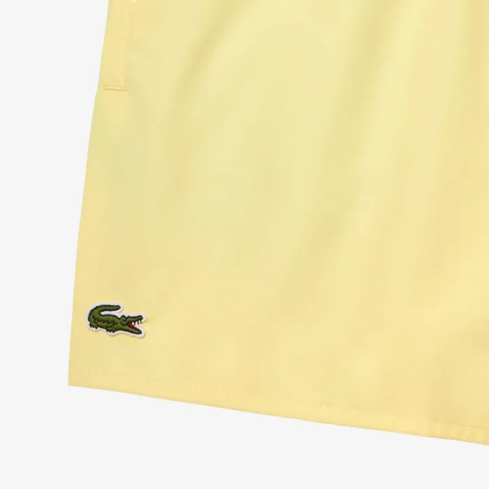 Shorts and Swim Men Lacoste Men039s Lightweight Swim Shorts Yellow Green 7sh