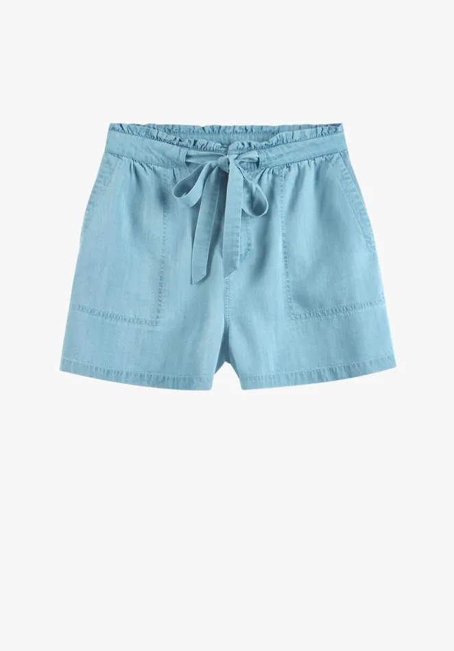 Shorts Women Hush Chambray Shorts Light Blue Authentic