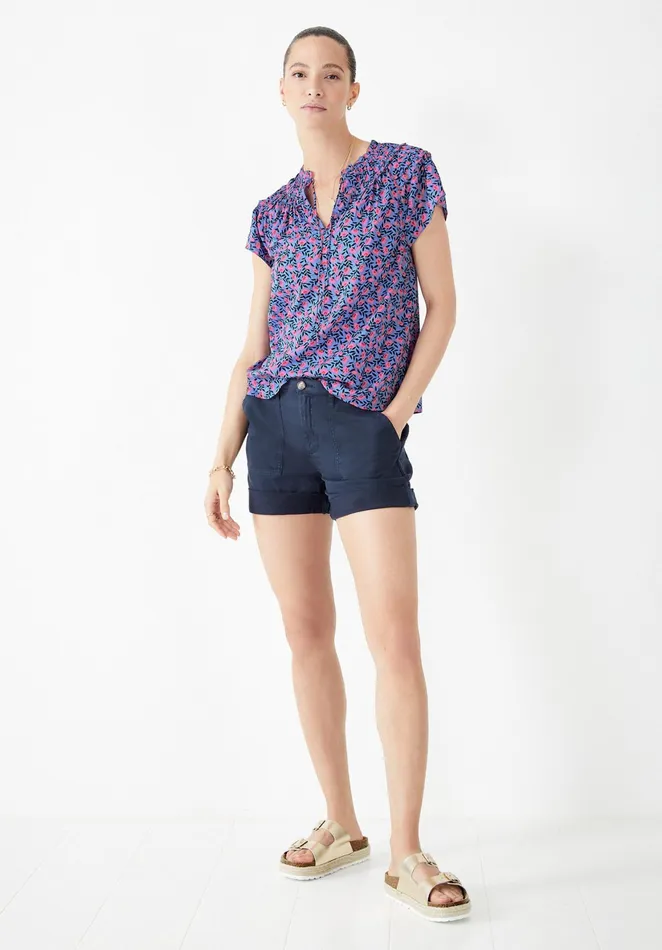 Shorts Women Hush StretchCotton Chino Shorts Midnight