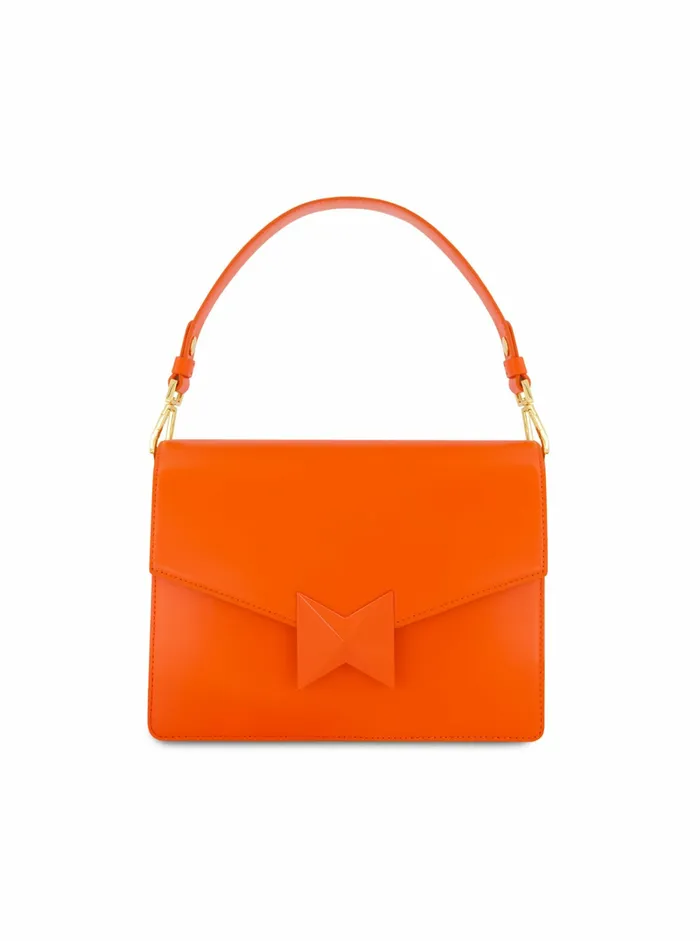 Shoulder Bags Mac Duggal Women Classic Sunset Leather Medium Shoulder Bag with Detachable Strap Sunset