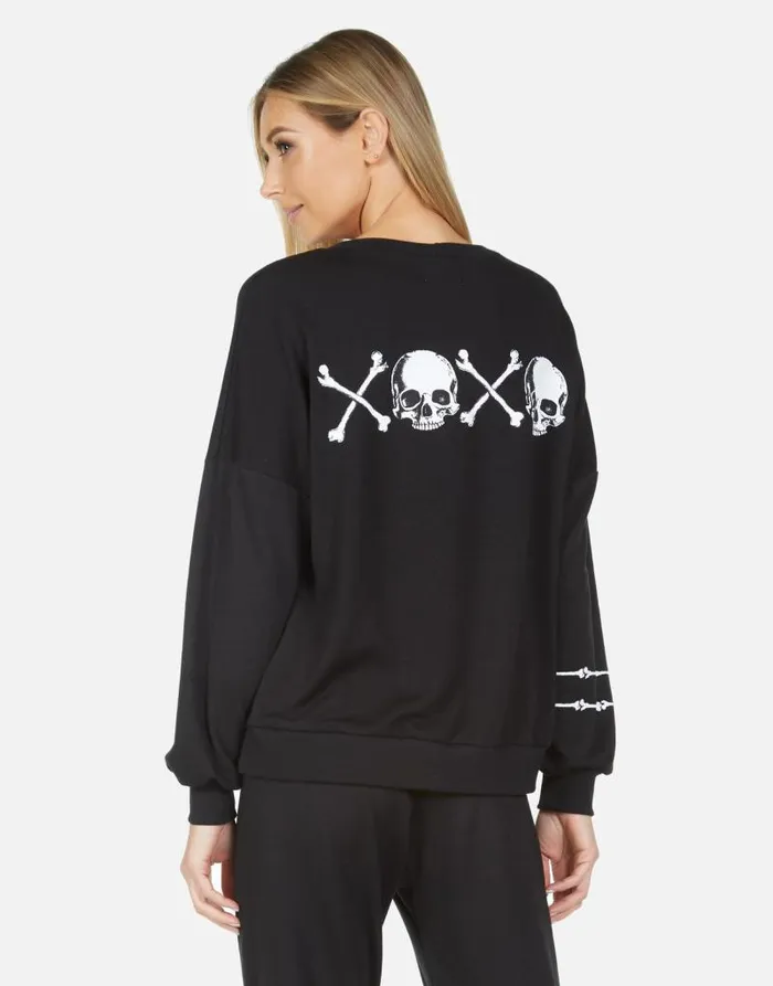 Sierra Bone Diamond Black Women Lauren Moshi Long Sleeve
