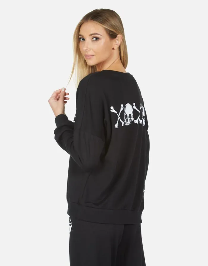 Sierra Bone Diamond Black Women Lauren Moshi Long Sleeve