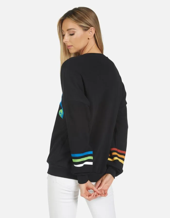 Sierra World Eye Love Black Women Lauren Moshi Long Sleeve