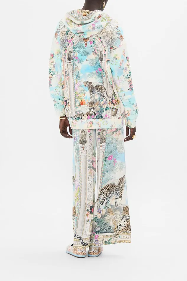 SILK BAND OVERSIZED HOODIE WITH POCKETS WE ALWAYS HAVE ALEXANDRIA We Always Have Alexandria Womens Camilla Knitwear