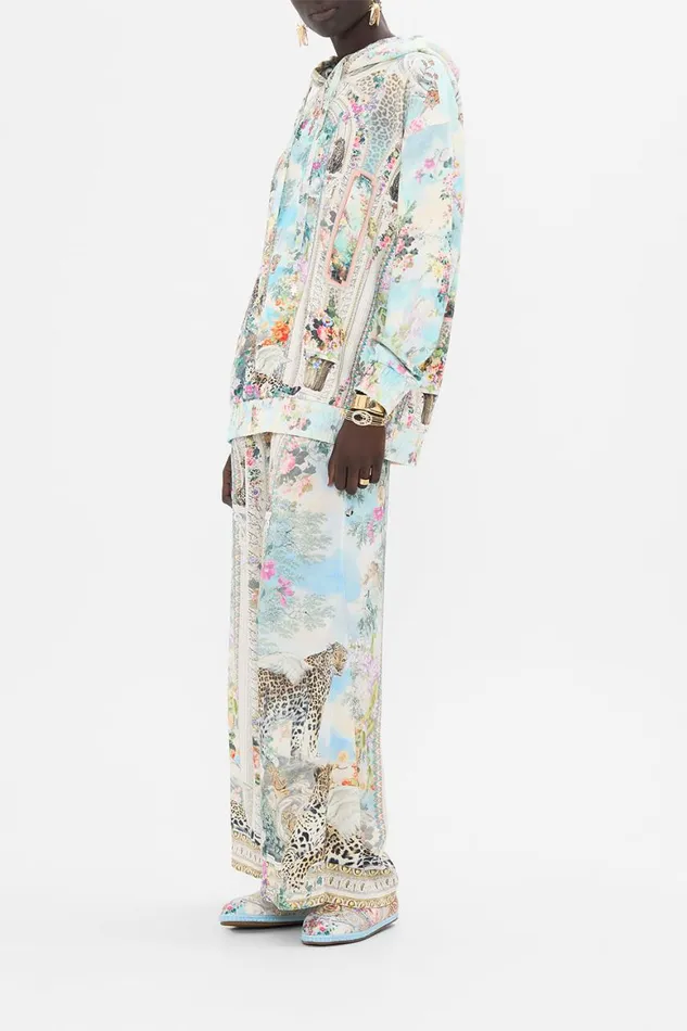 SILK BAND OVERSIZED HOODIE WITH POCKETS WE ALWAYS HAVE ALEXANDRIA We Always Have Alexandria Womens Camilla Knitwear