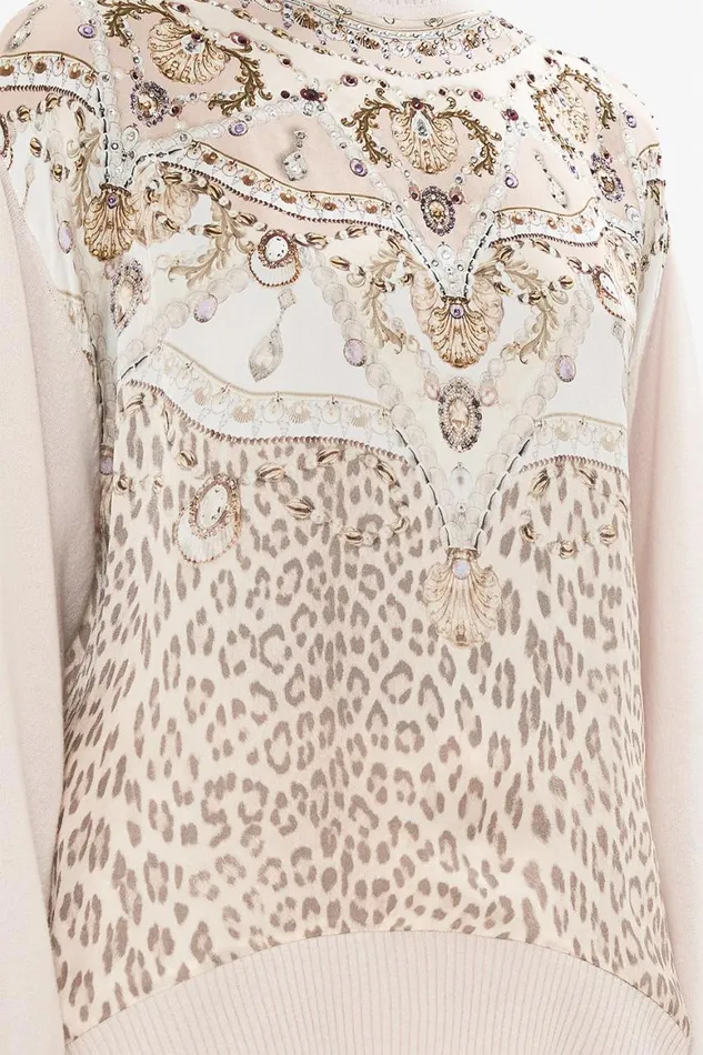 SILK FRONT TURTLE NECK KNIT GROTTO GODDESS Grotto Goddess Womens Camilla Knitwear