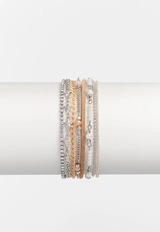 Silver Beaded Chain Magnetic Bracelet Women Maurices Jewelry