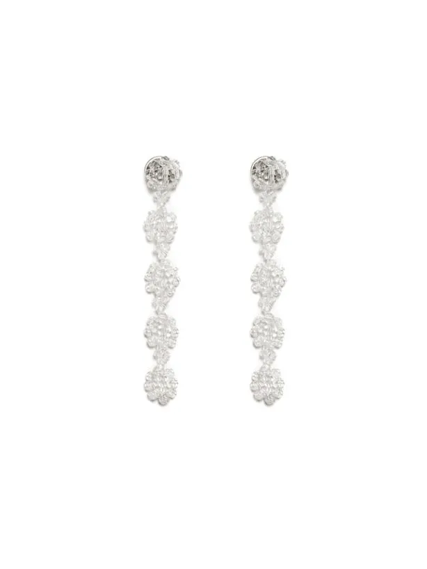 Sister Jane Accessories Womenswear Primrose Bead Drop Earrings Pearled Ivory