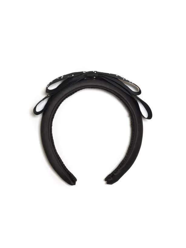 Sister Jane Accessories Womenswear Starry Night Headband Coal Black