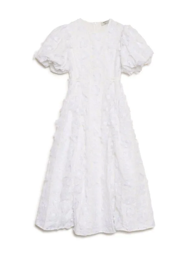 Sister Jane Dresses Womenswear DREAM Samara Floral Midi Dress Pearled White