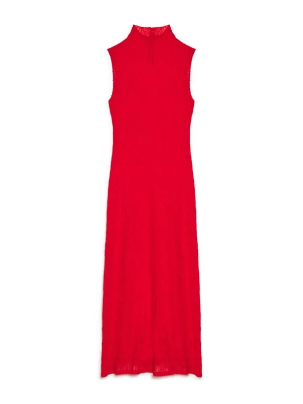 Sister Jane Dresses Womenswear Ghospell Allegra Sheer Midi Dress Ladybug Red